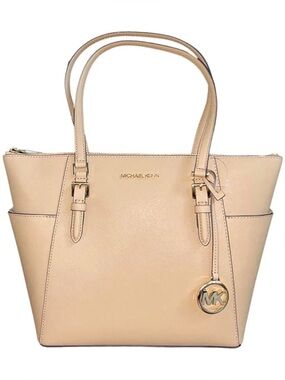 Michael Kors Cream Leather Tote